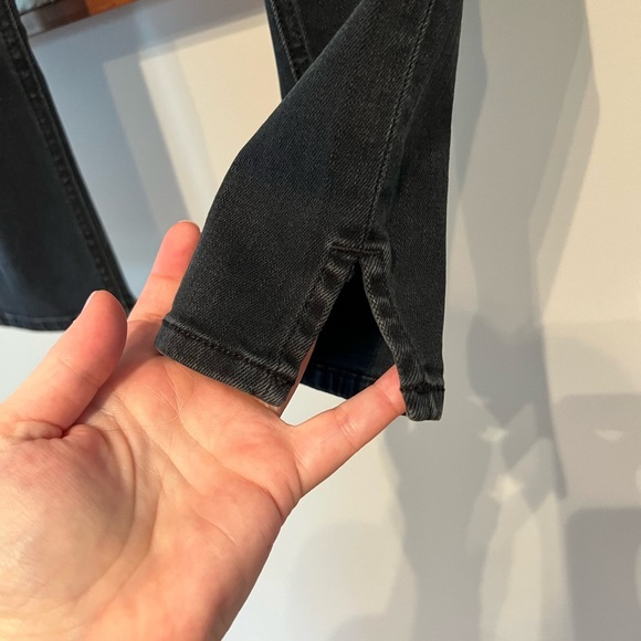 NWT Rag & Bone 10in Capri with Slit Distressed Faded Skinny Jeans Size 31 - Picture 4 of 12